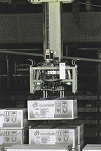 Image of Two intelligent palletizing robot systems 